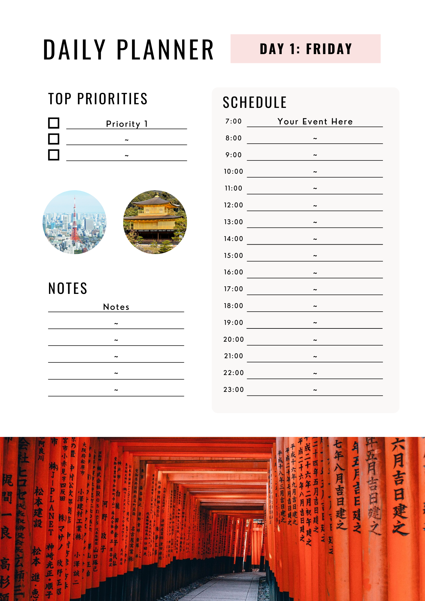 【11~14 DAYS】JAPAN TRAVEL PLANNING