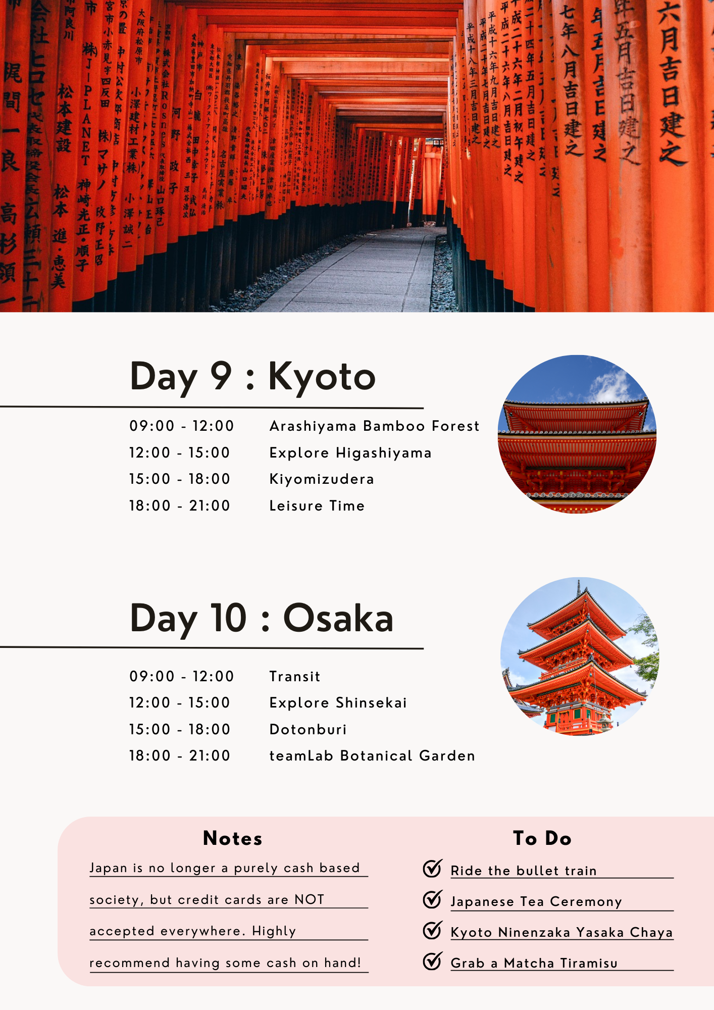 【11~14 DAYS】JAPAN TRAVEL PLANNING